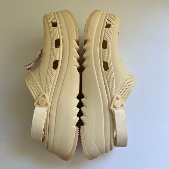 Crocs Hiker Xscape Clogs M13/W15 in Vanilla Neutral Chunky Platform Unisex NWT main image 4